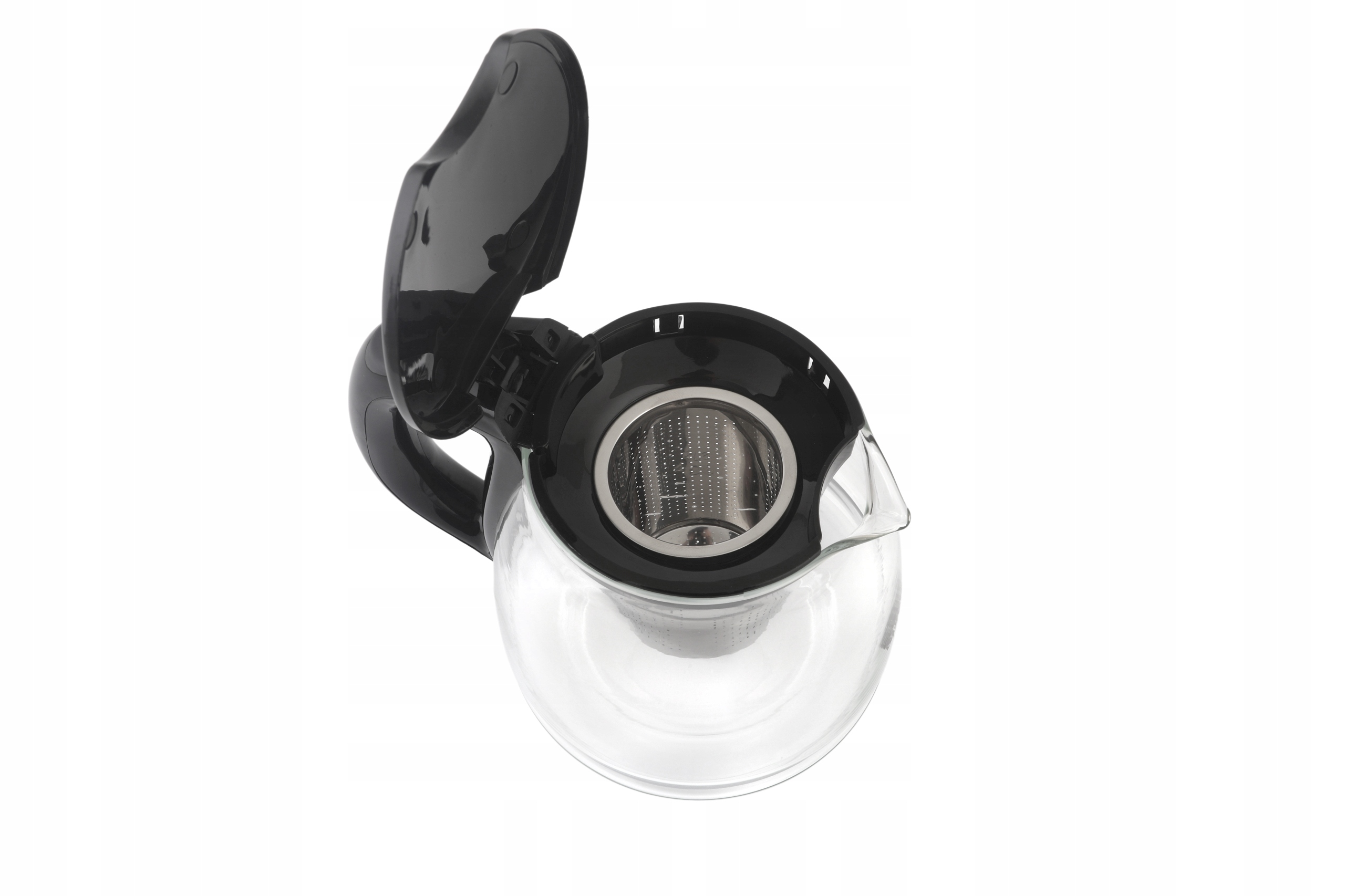 Dzbanek z zaparzaczem do herbaty kawy 1,5l sitko Materiał szkło