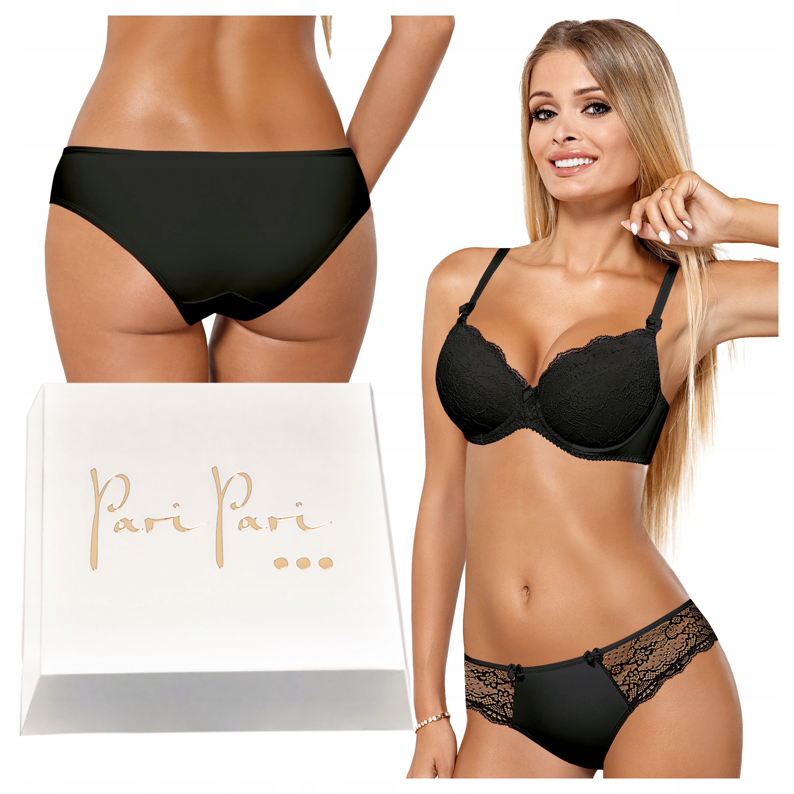 Komplet dámského spodního prádla Sexy podprsenka Push Up Kalhotky jako Dárek