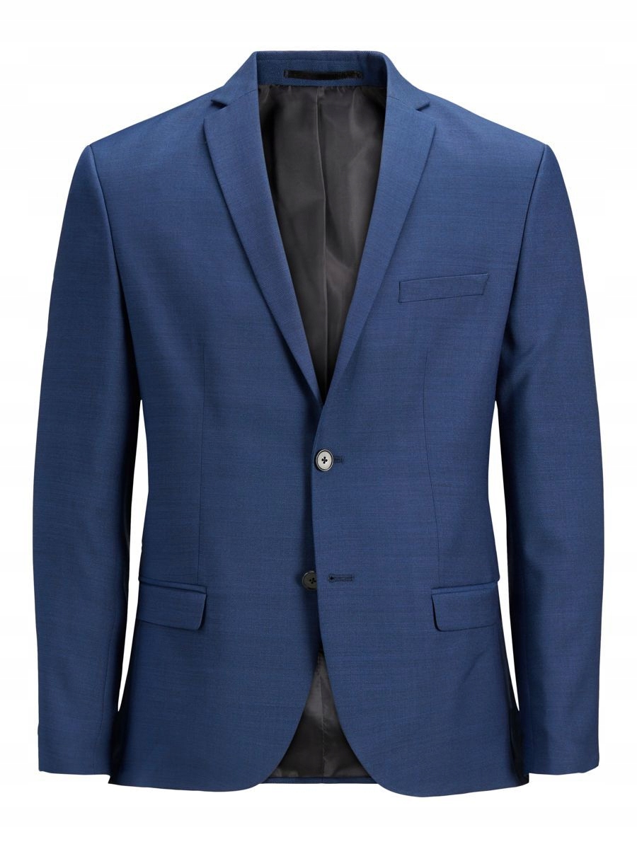 Jack & Jones Sako Tmavě Modré S Vlnou Na Knoflíky 46 6BA