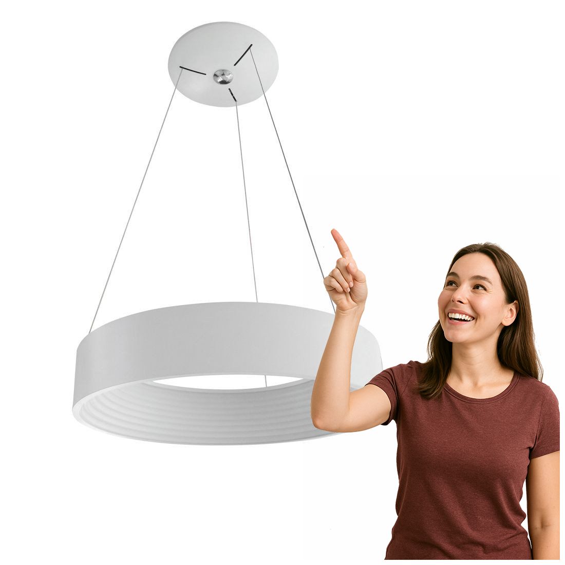 Závesná lampa Mattia 3936-832RP-WH-3 Italux