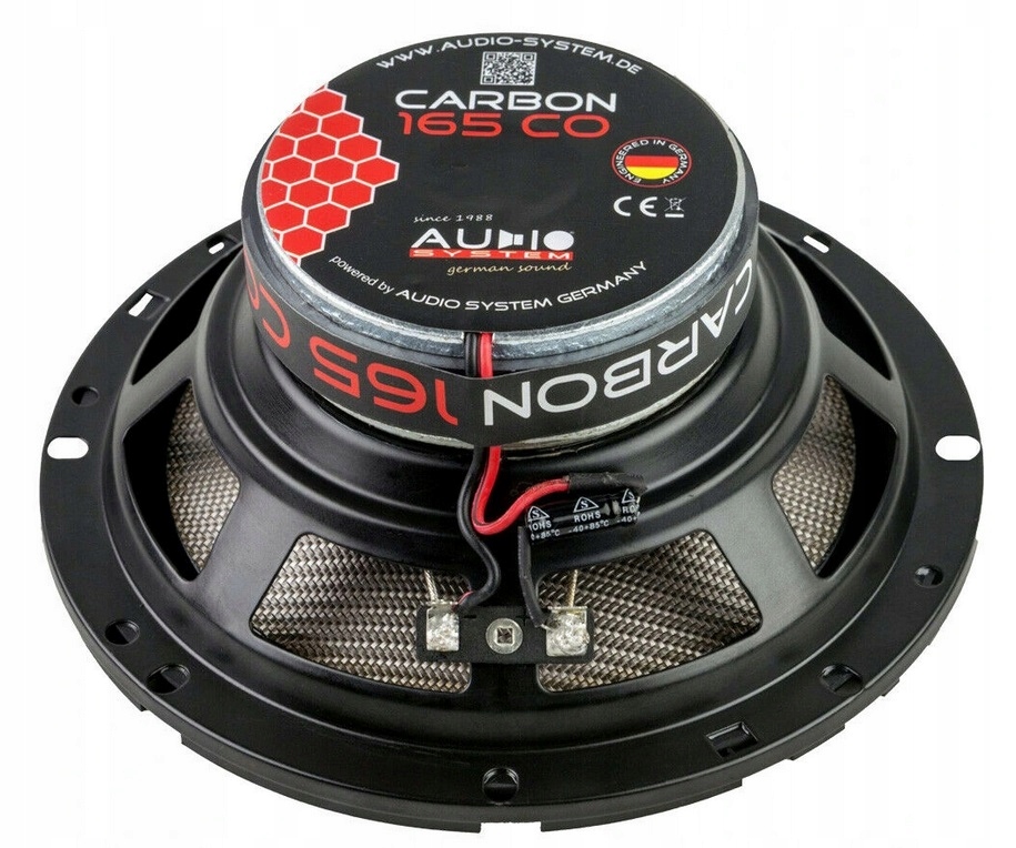 Audio System Carbon 165 Coax Reproduktory do auta 16,5 cm 165 mm Zelená hora