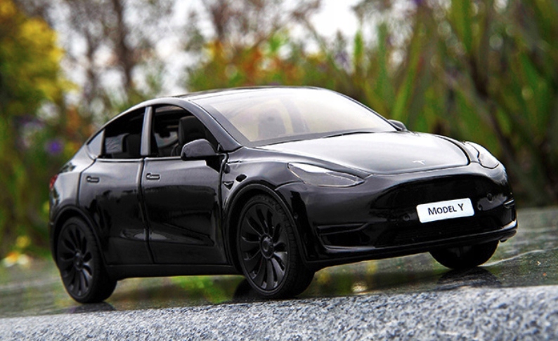 METALOWY MODEL TESLA Y 1:24 DŹWIĘK ŚWIATŁA LED OTWIERANE DRZWI Rodzaj pojazdu Osobowe