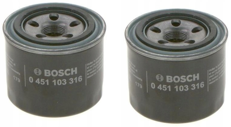 2× Bosch 0 451 103 316 масляный фильтр