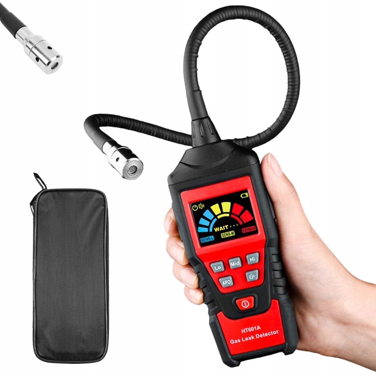 Přenosný Detektor Hořlavého Plynu HT601A S Automatickým Resetováním