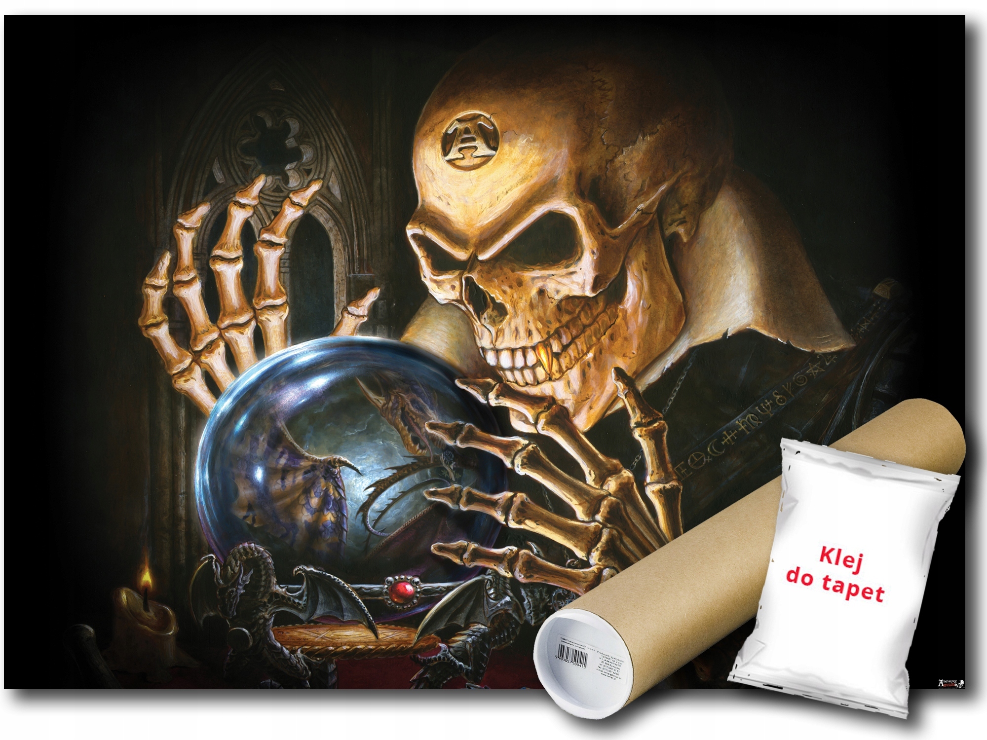 Fototapeta Flizelina Kostra Koule Věštba 416x254