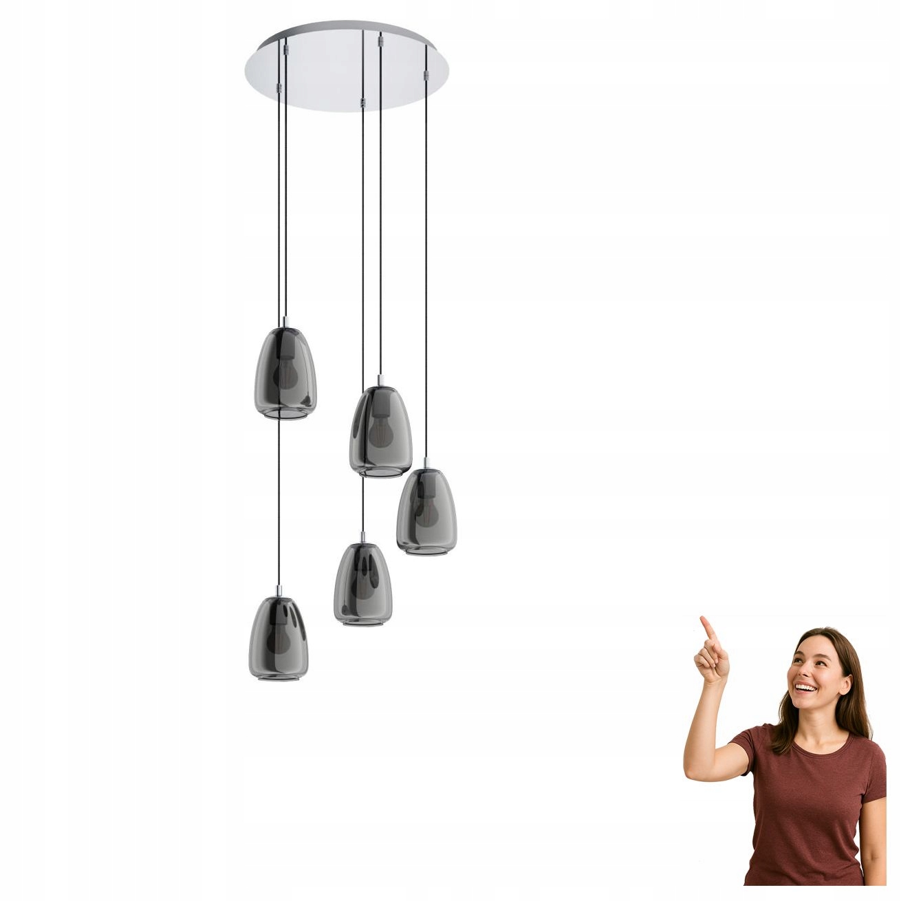 Závěsná lampa Alobrase 98617 Eglo