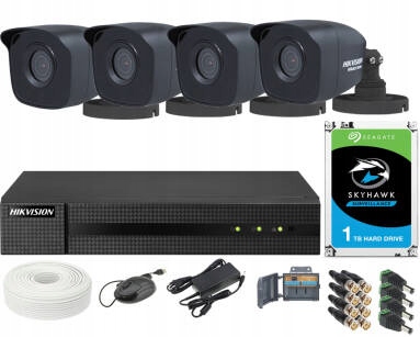 Sada na monitorovanie 4v1 Hikvision Hiwatch