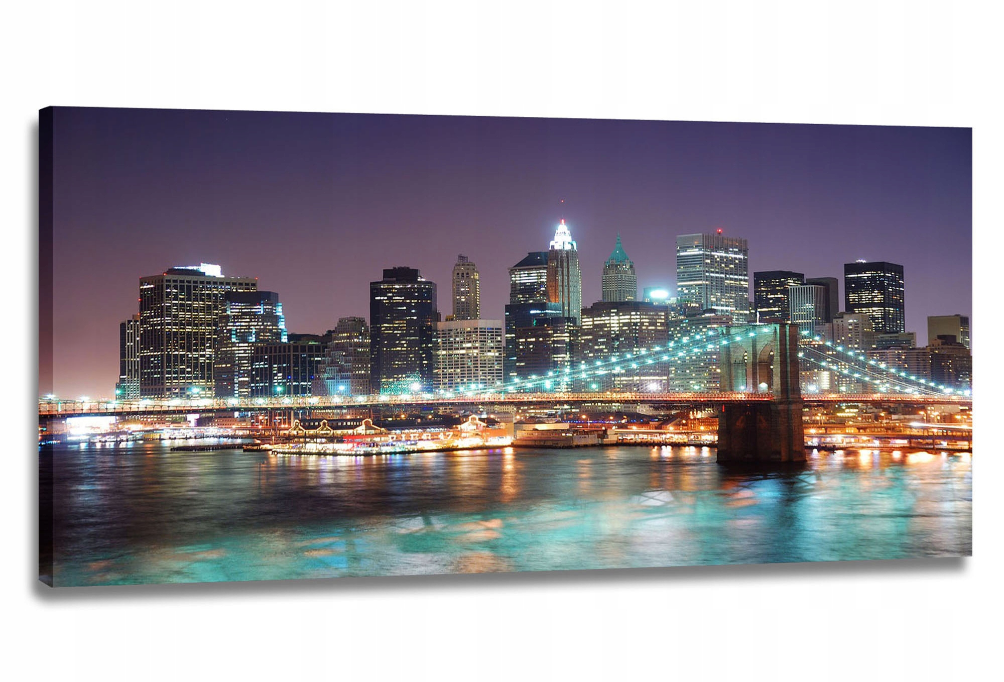 Obraz Led 150x70 Led Nástěnné Svítidlo Dálkový Ovladač New York