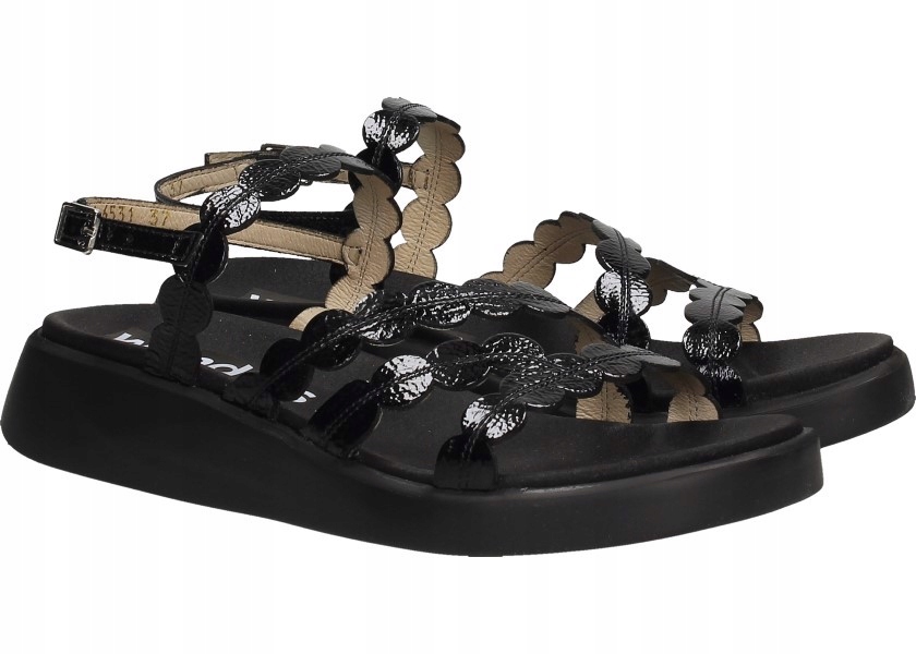 Wonders Sandály C-6531 36 Lack V Negro