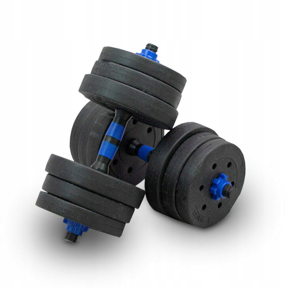 Zestaw kulturystyczny Lacestone 20 kg Elementy zestawu gryf krótki talerze/obciążenia