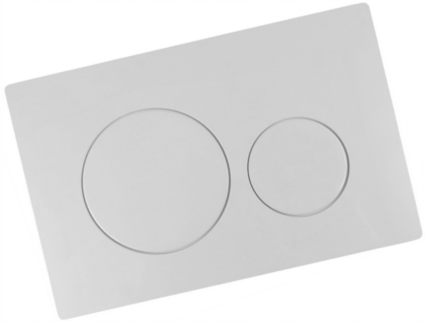 Splachovací tlačítko D2 matný bílý lesk pro Wc stojan Werit Jomo Tech Jomo