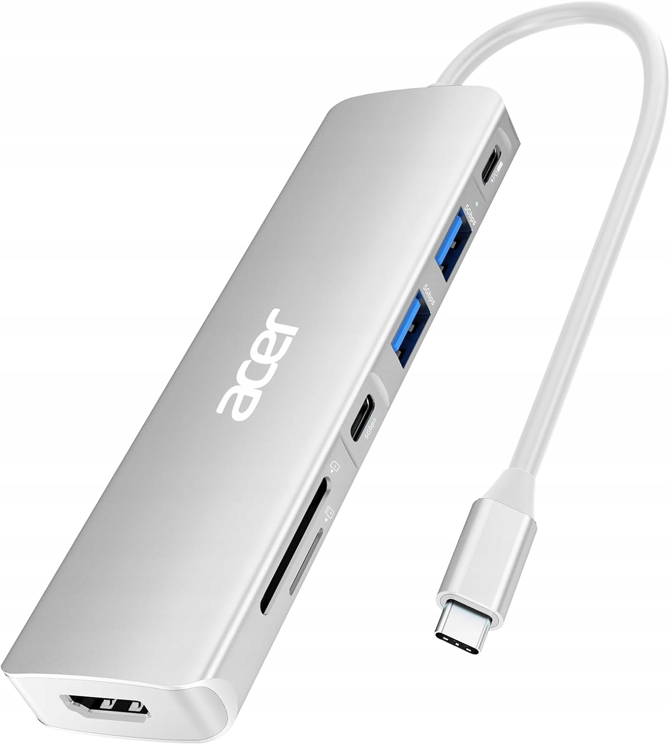 Rozdzielacz Adapter Hub Usb-c Acer 7W1 Hdmi 4K Sd