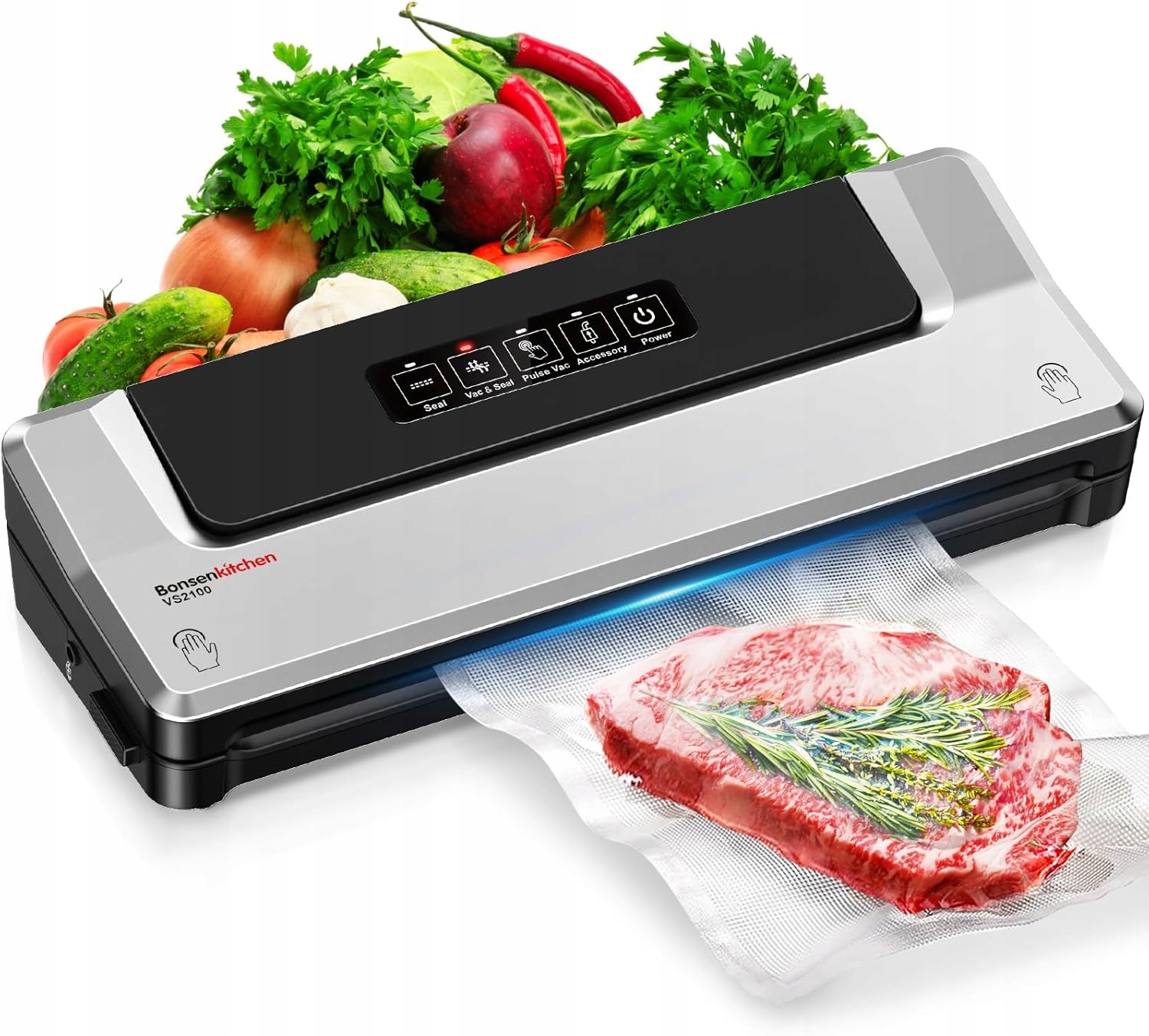 Vakuová svářečka Bonsenkitchen 4 režimy pro vakuové balení
