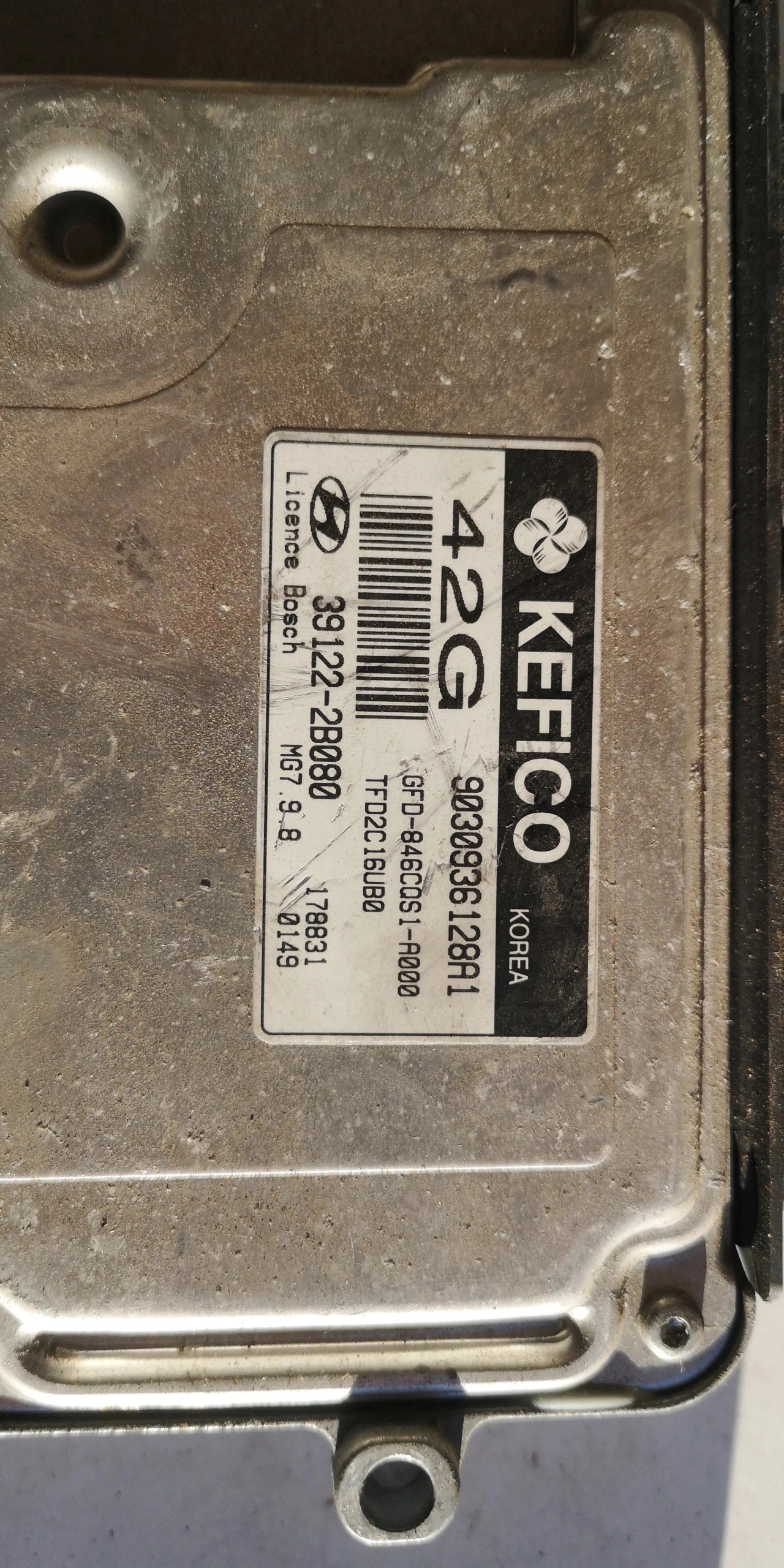 HYUNDAI 39122-2B080 9030936128A1 computer ECU