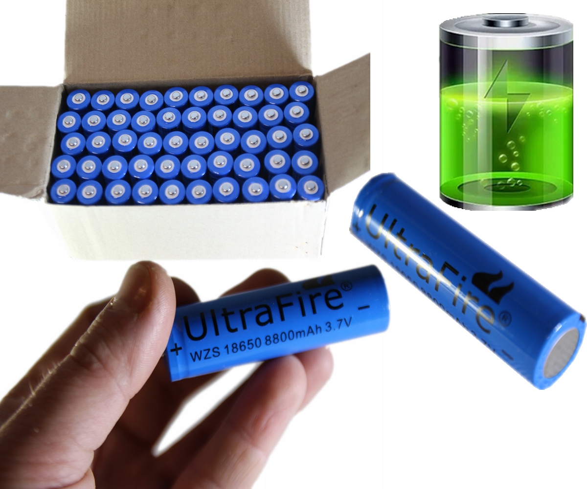 

Bateria Ogniwo Akumulator Mocny 18650 8800MAH 1szt