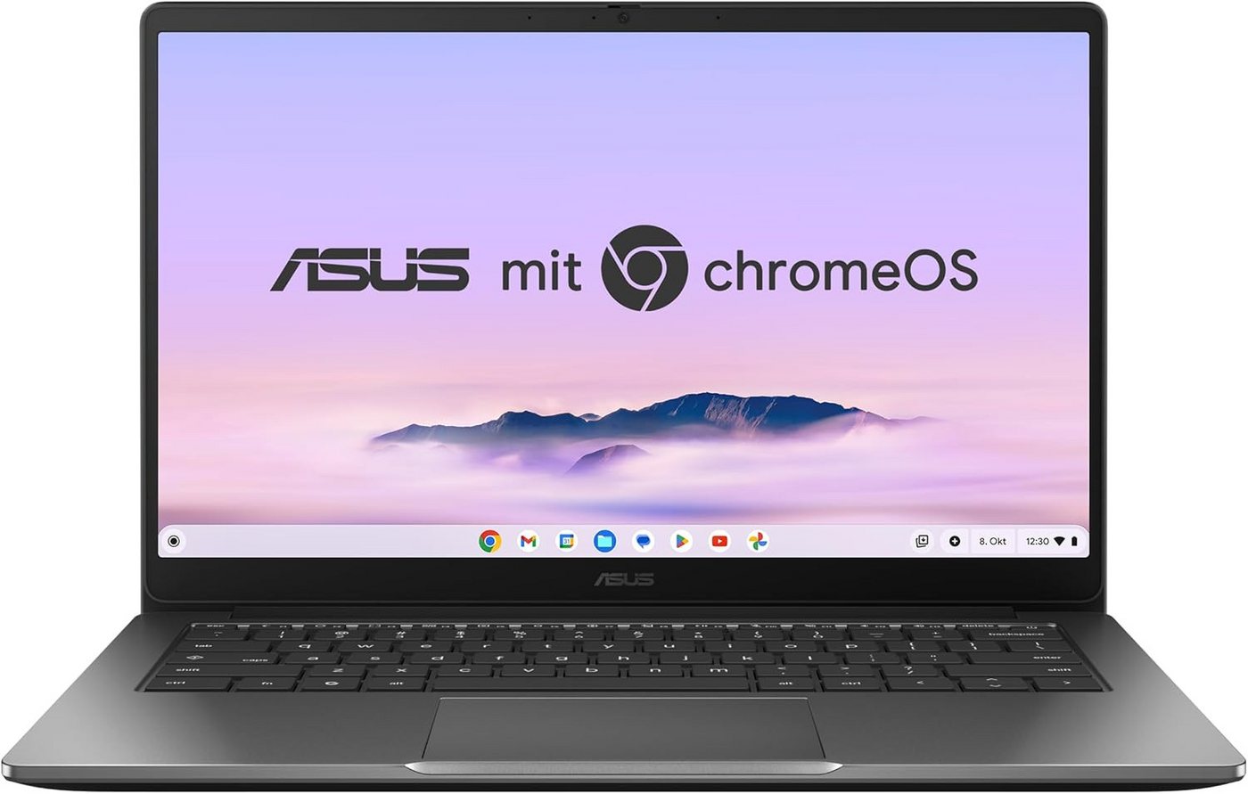Asus Chromebook Plus 14" Fhd, Intel Core 3 N355, 8 Gb 128 Gb Szary Qwertz