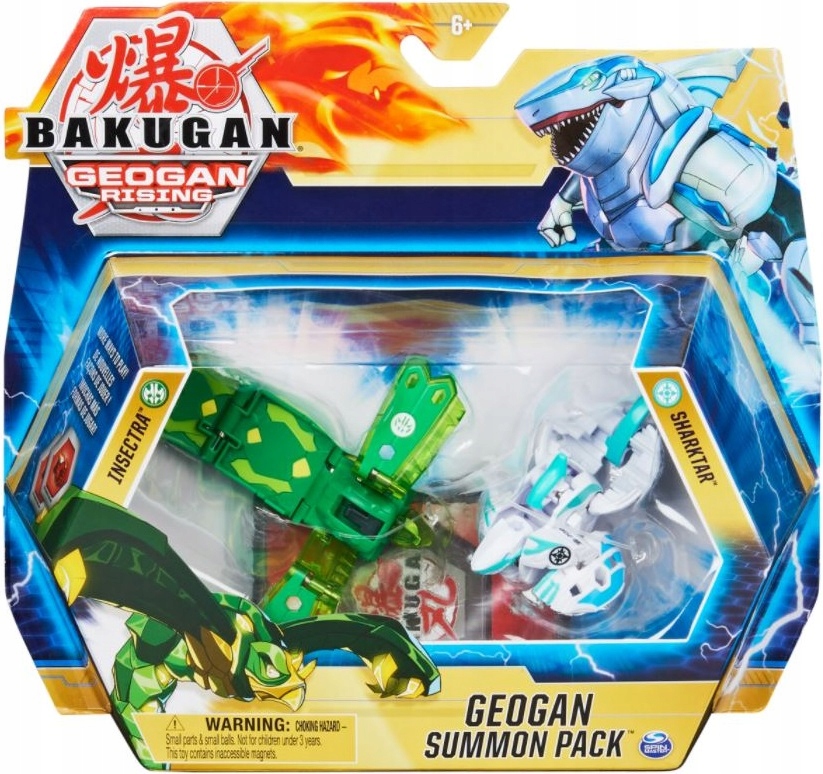 

Bakugan Geogan Zestaw Summon Insectra Sharktar