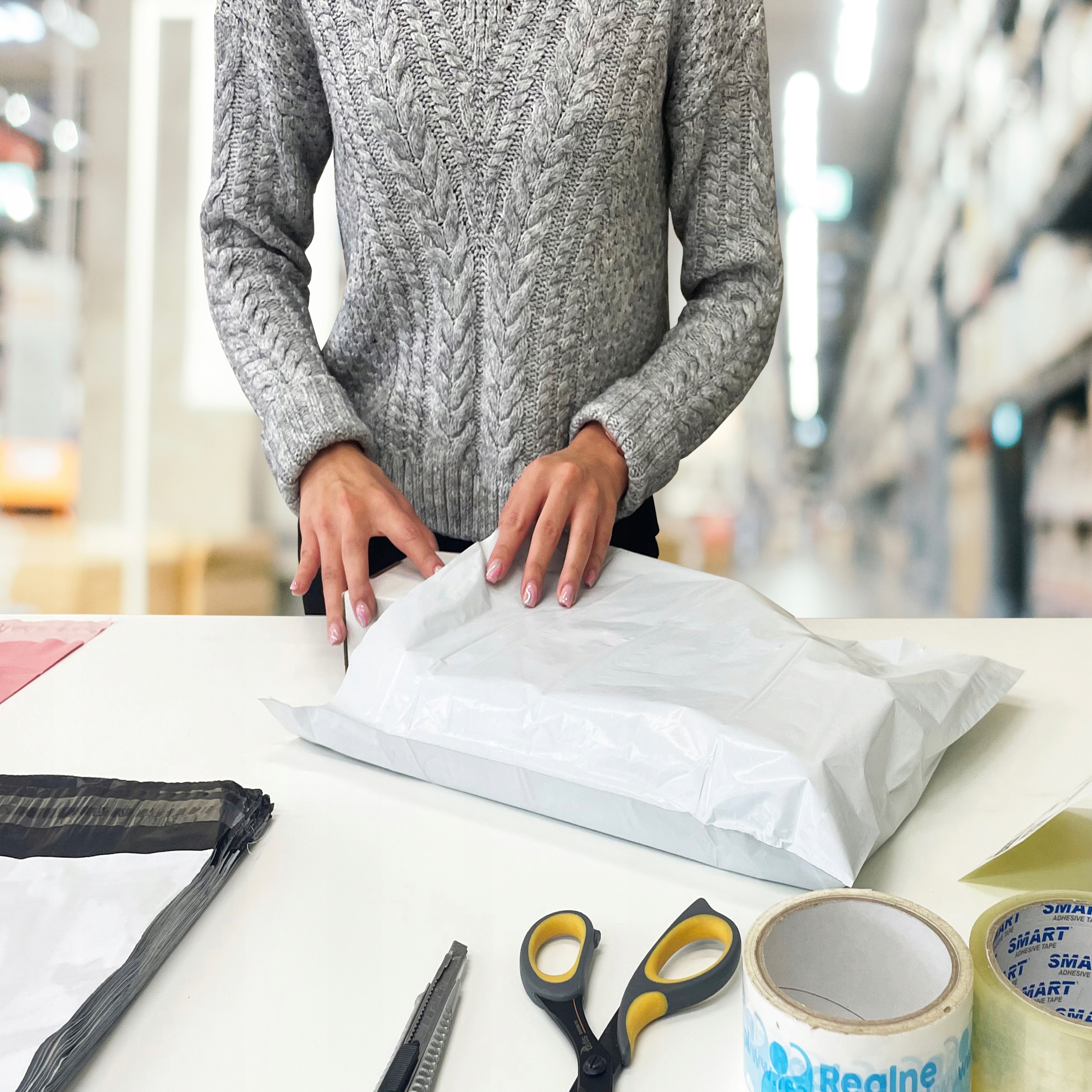 FOLIOPAKI KURIERSKIE BIAŁE 4XL 450x550 50 szt Liczba sztuk w ofercie 50 szt.