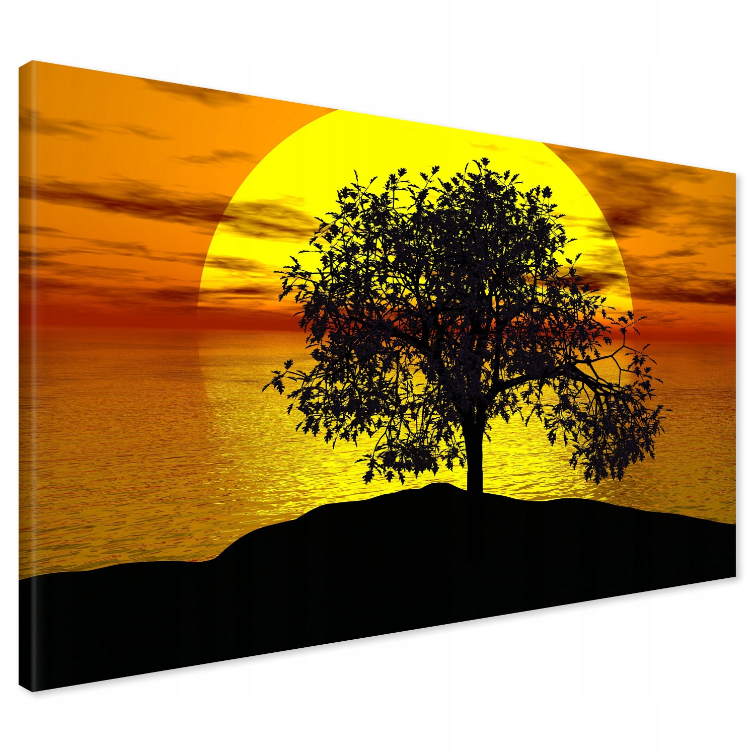 

Obraz na płótnie drzewo zachód słońca 70x50