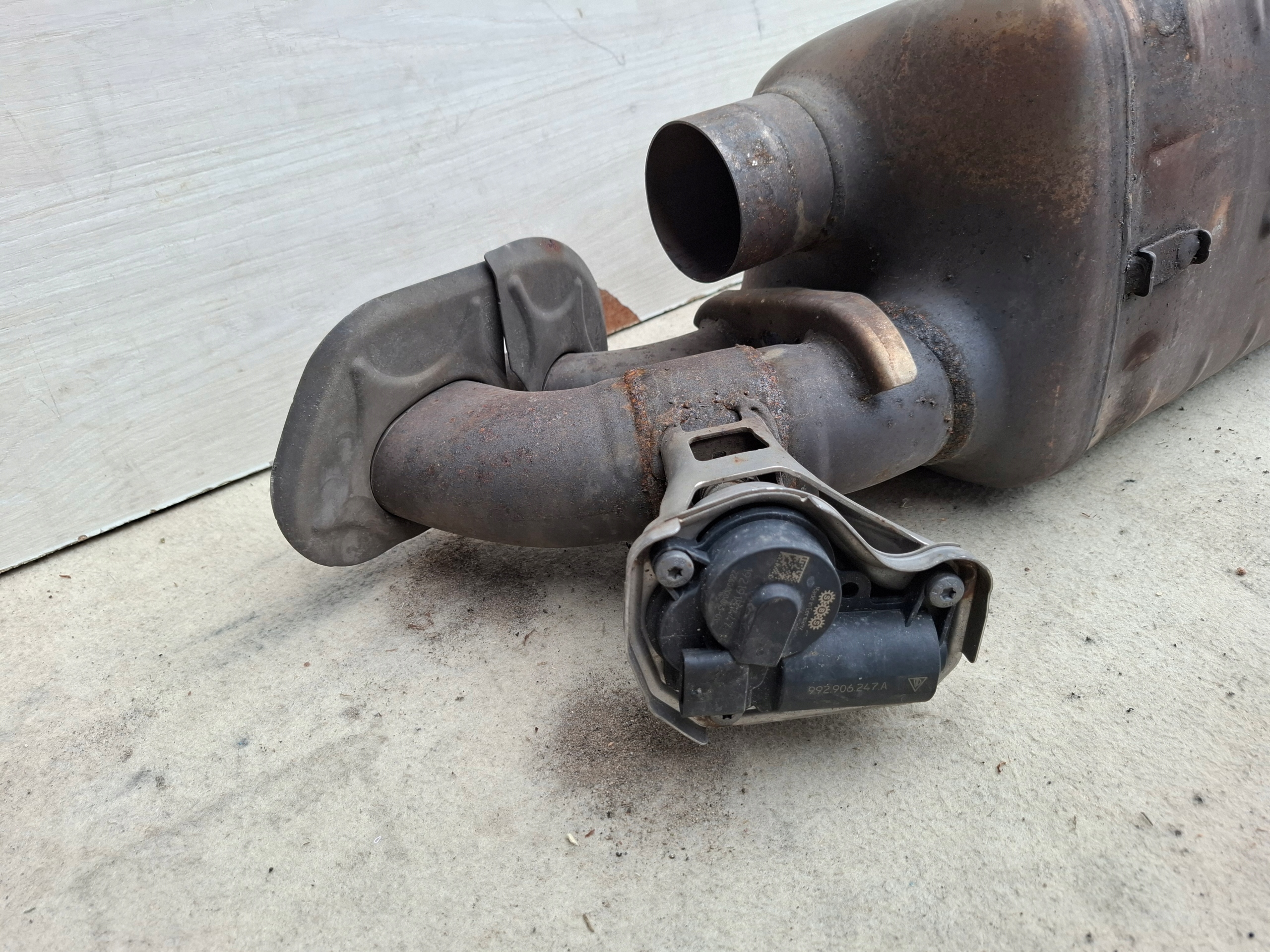 PORSCHE 911 992 muffler, exhaust 992251053A
