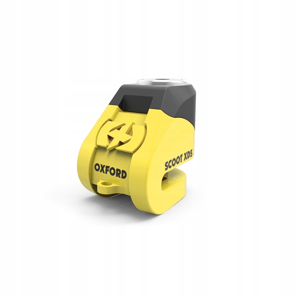 Blokada tarczy hamulcowej XD5 trzpień 5mm żółty/czarny Oxford LK205