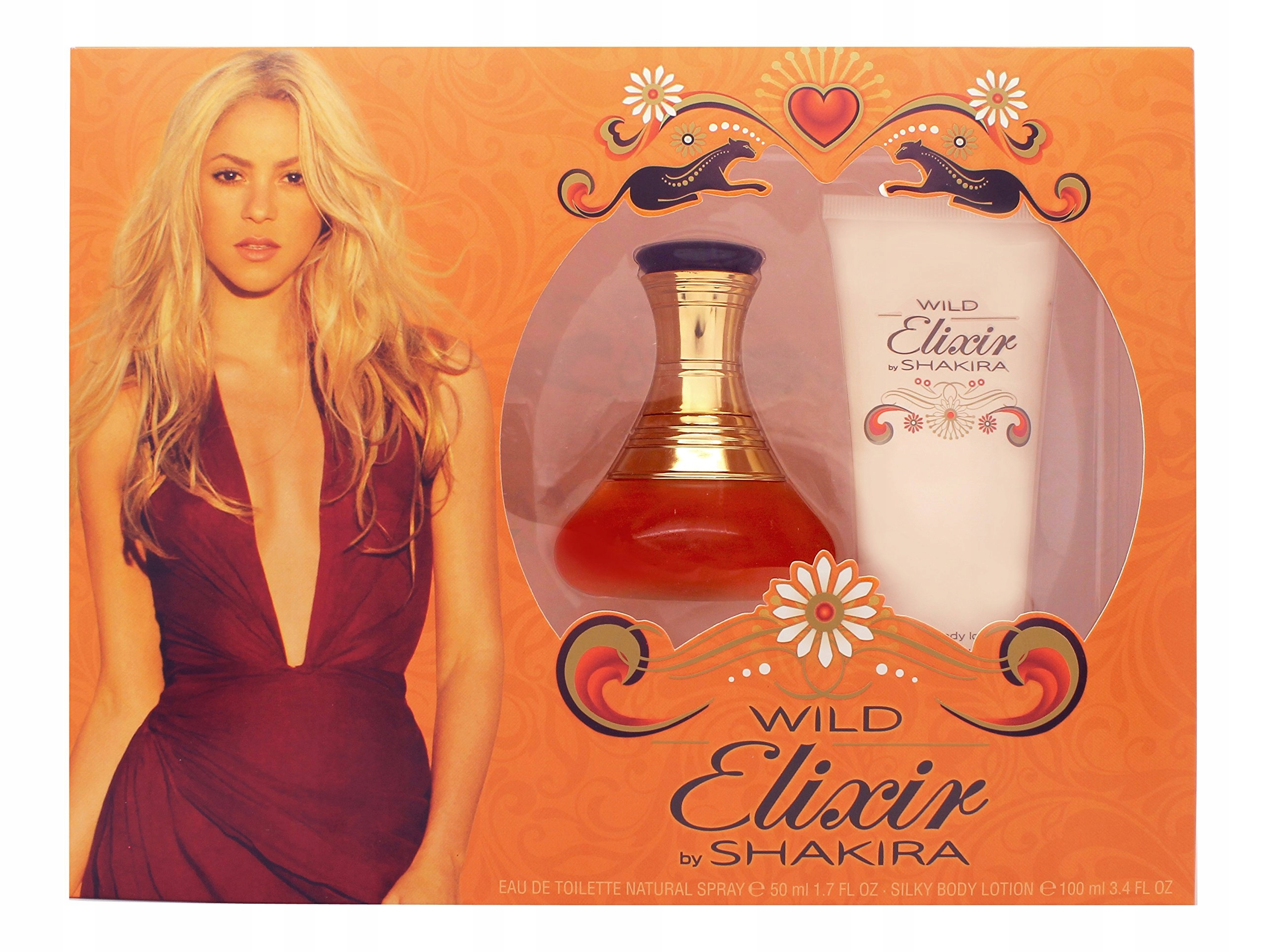 Shakira Wild Elixir Zestaw dla kobiet Edt Balsam do ciała