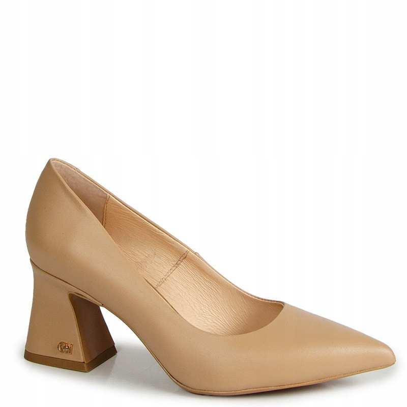 CheBello 4742 Béžové Kožené Lodičky 39