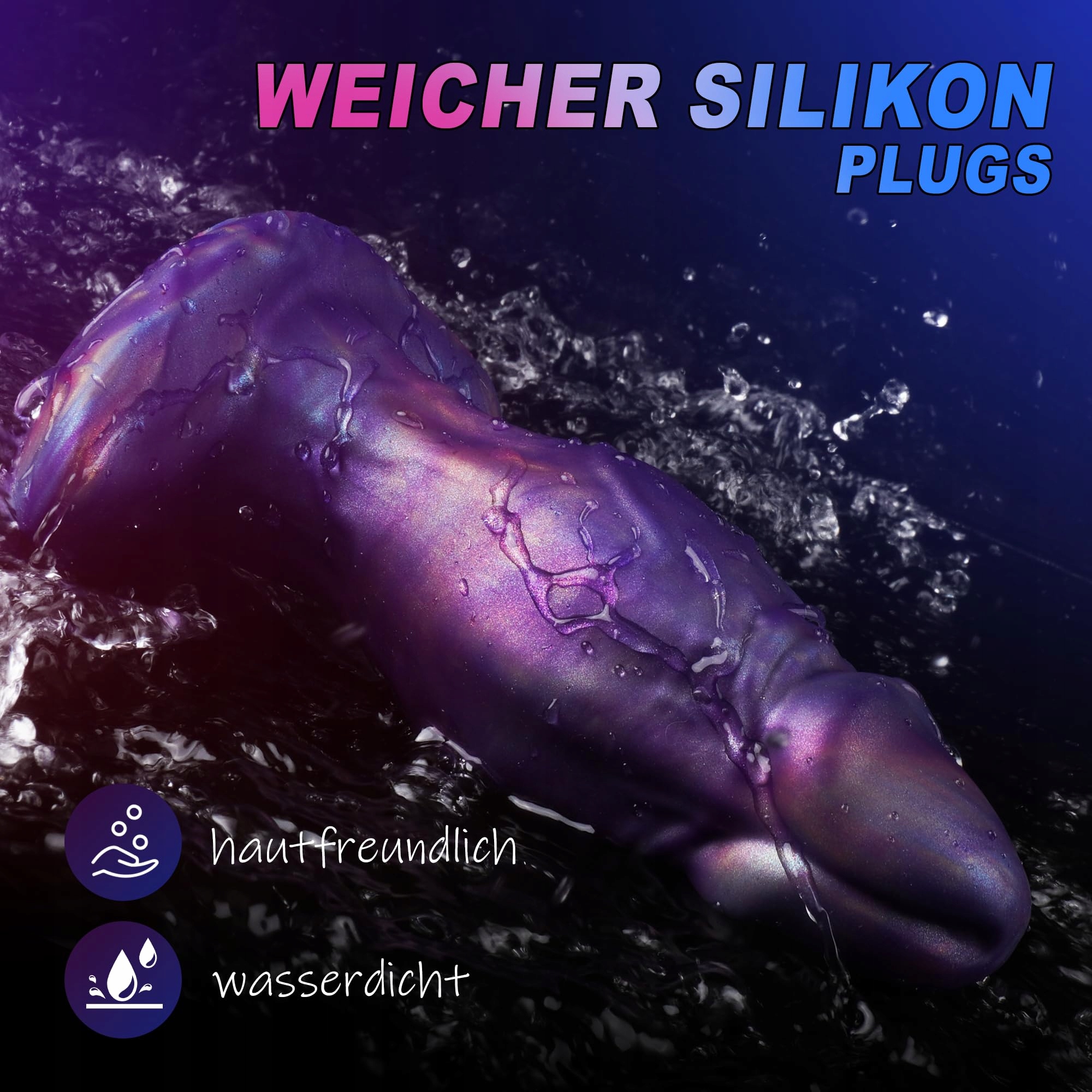 XXL SILIKONOWY DILDO Z T-BAZĄ DLA MĘŻCZYZN I KOBIET REALISTYCZNY ANALPLUG — miniatura 6