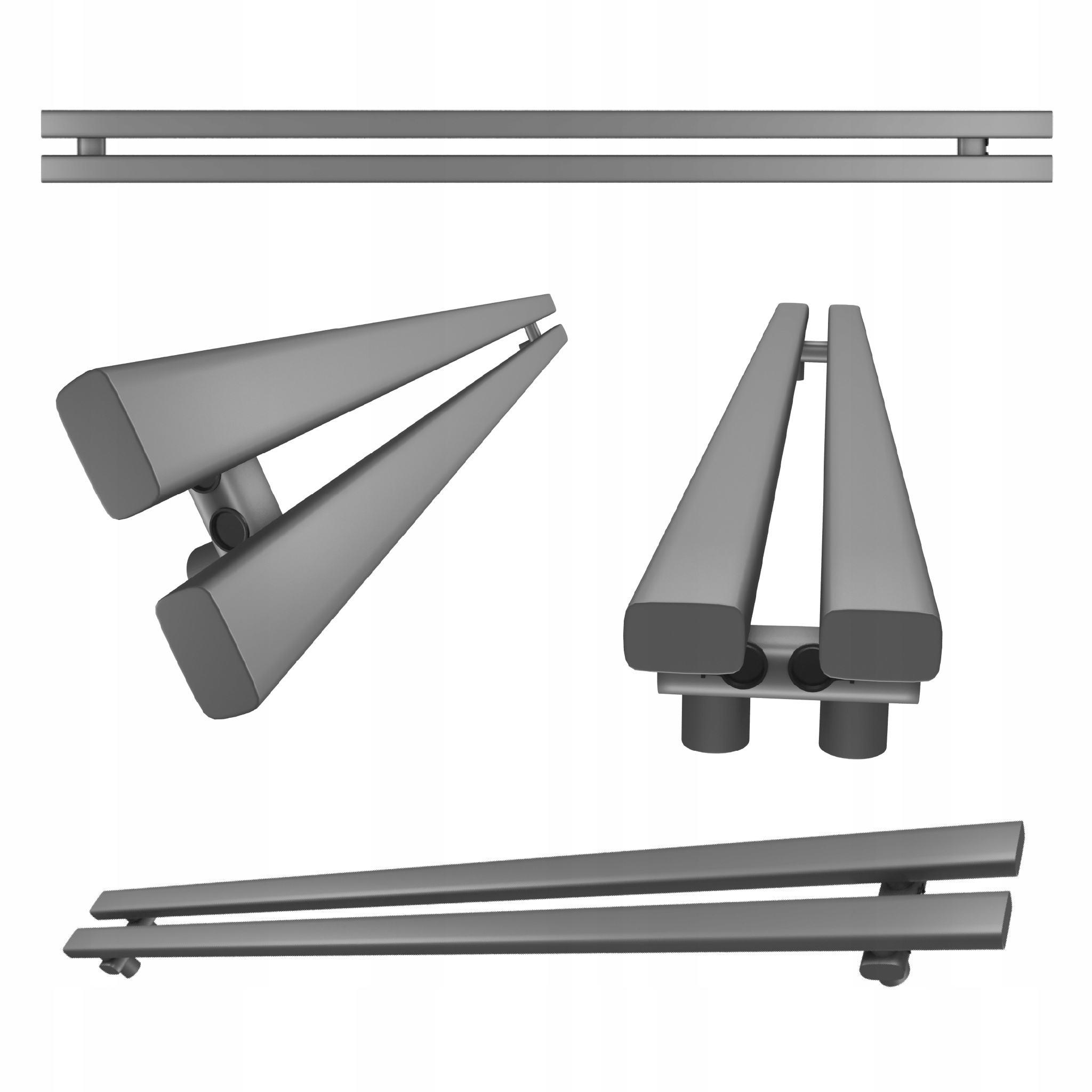 Horizontální Radiátor HORIZONT2 13x100 Antracit