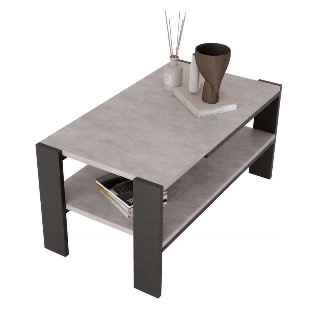 Stolek Angi 92 cm obývací pokoj stůl Beton Chicago