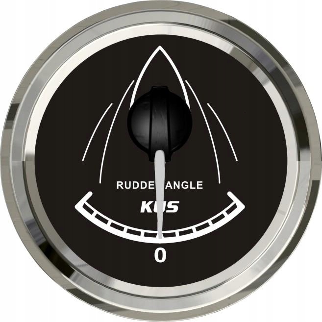 Indikátor náklonu kormidla Kus SeaQ Bs 0-190 om 52 mm pro jachtu, černý