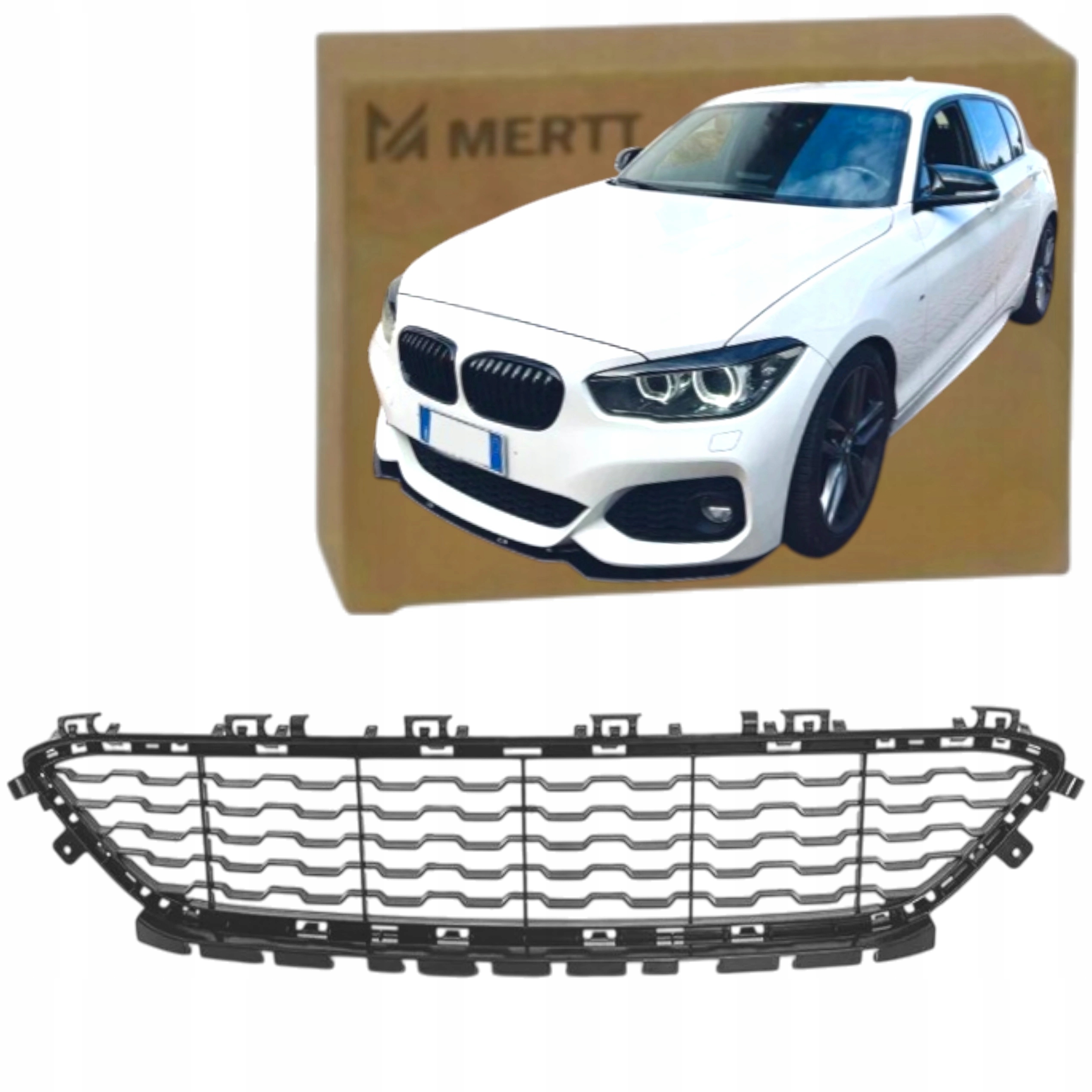 Mřížka Nárazníku Atrapa Přední Střední Bmw 1 F20 F21 15-19 M Balíček 8060284