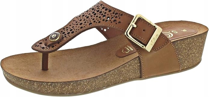 s.Oliver Dámské žabky na platformě 38