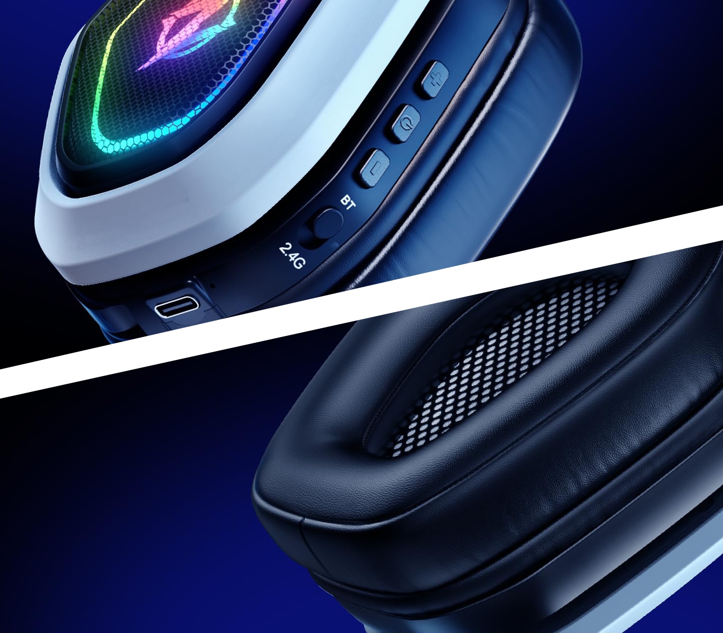 OZEINO OW810 Bezprzewodowy Zestaw Słuchawkowy Gamingowy USB C 20H — miniatura 10