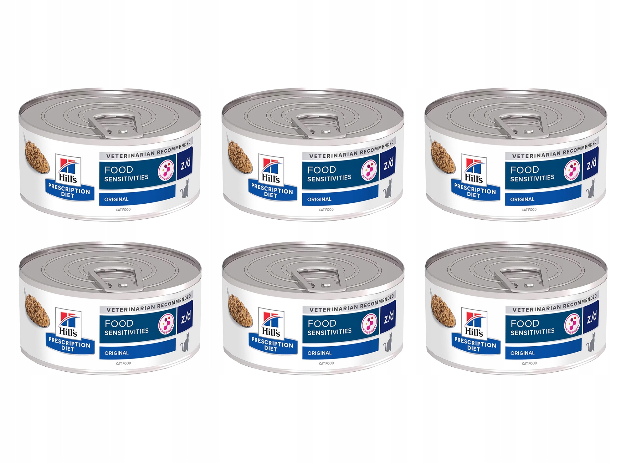 Levně Hill's Pd Feline z/d 6x 156g Krmivo pro citlivé kočky