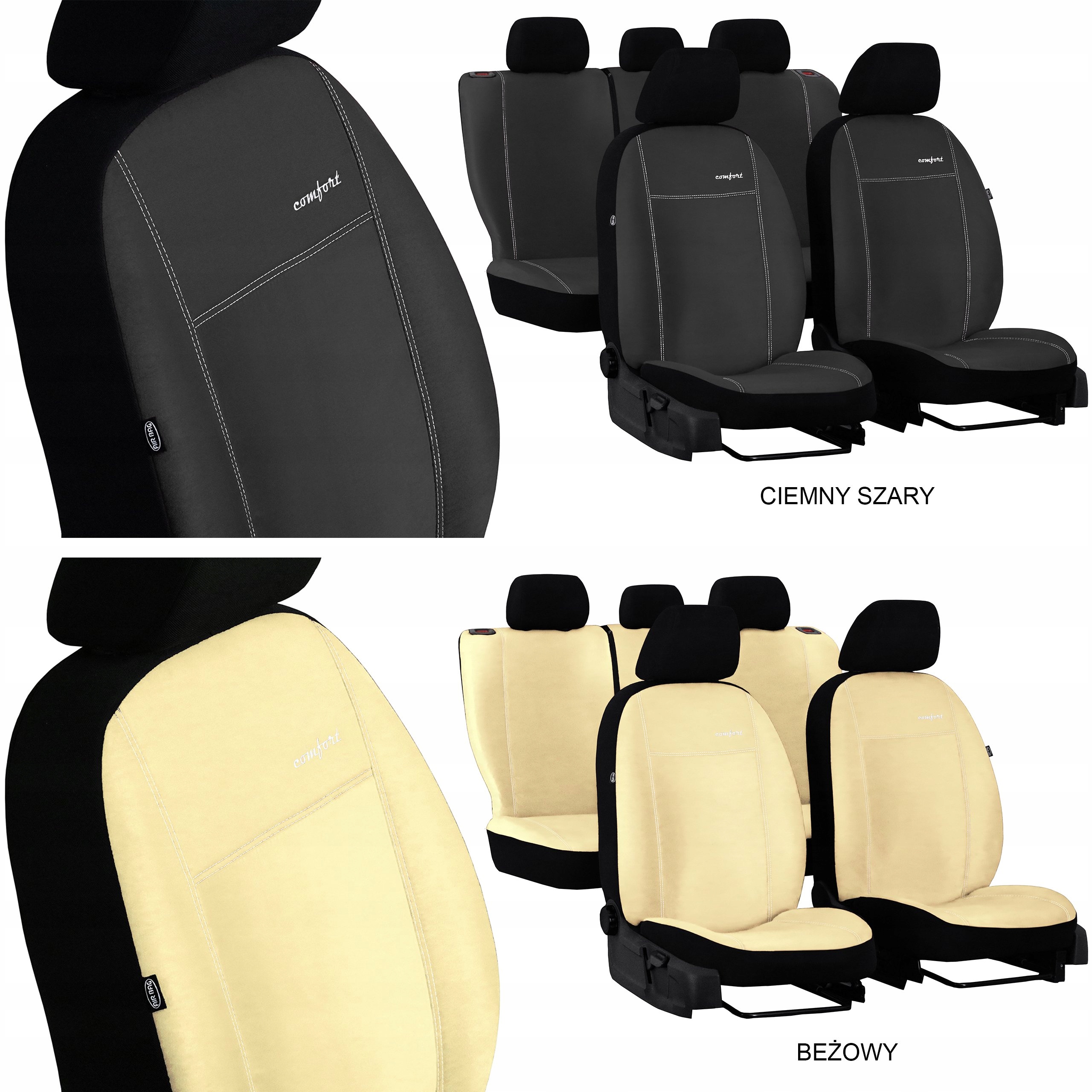 HONDA CR-V 2 MIAROWE POKROWCE SAMOCHODOWE ALICANTE Rodzaj Dedykowane