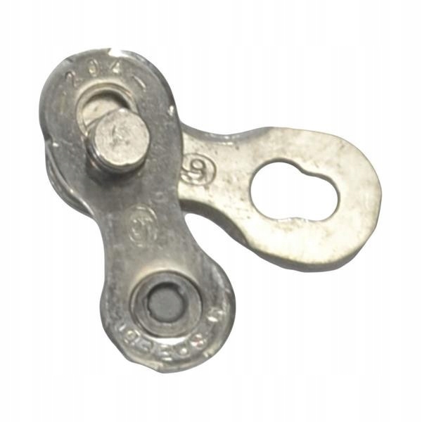 ŁAŃCUCH ROWEROWY 9 RZĘDOWY E-BIKE SZARY + SPINKA Grupa osprzętu inna