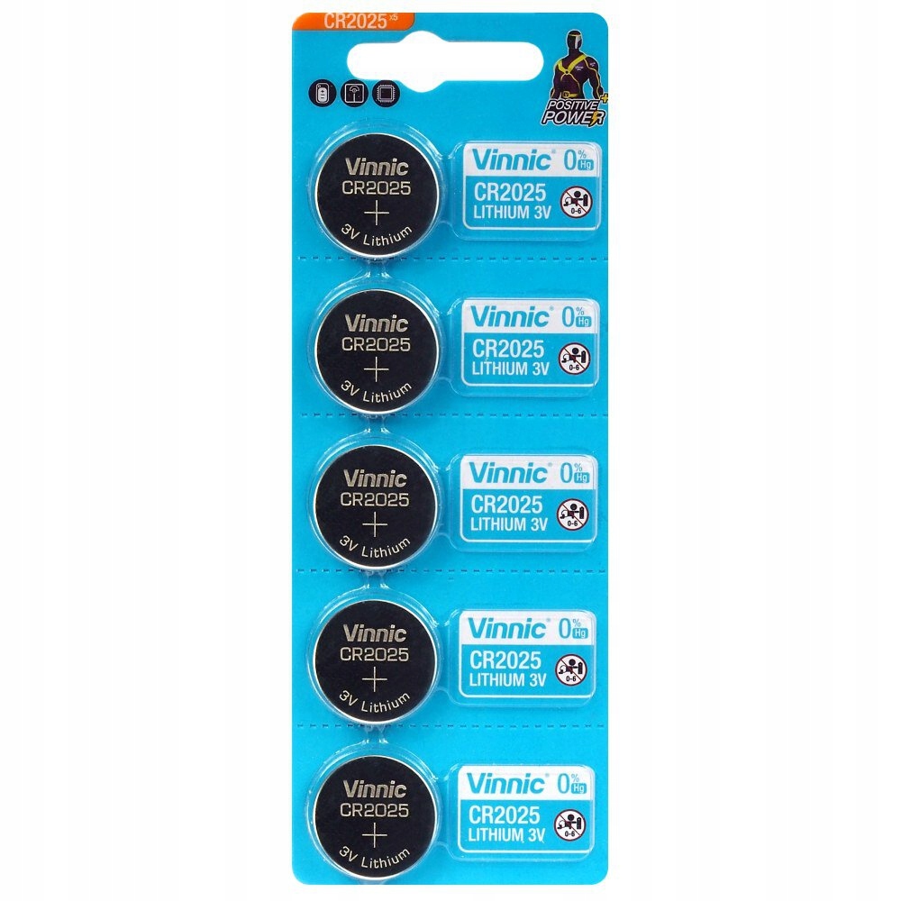 

Bateria litowa Vinnic CR2025 5szt.