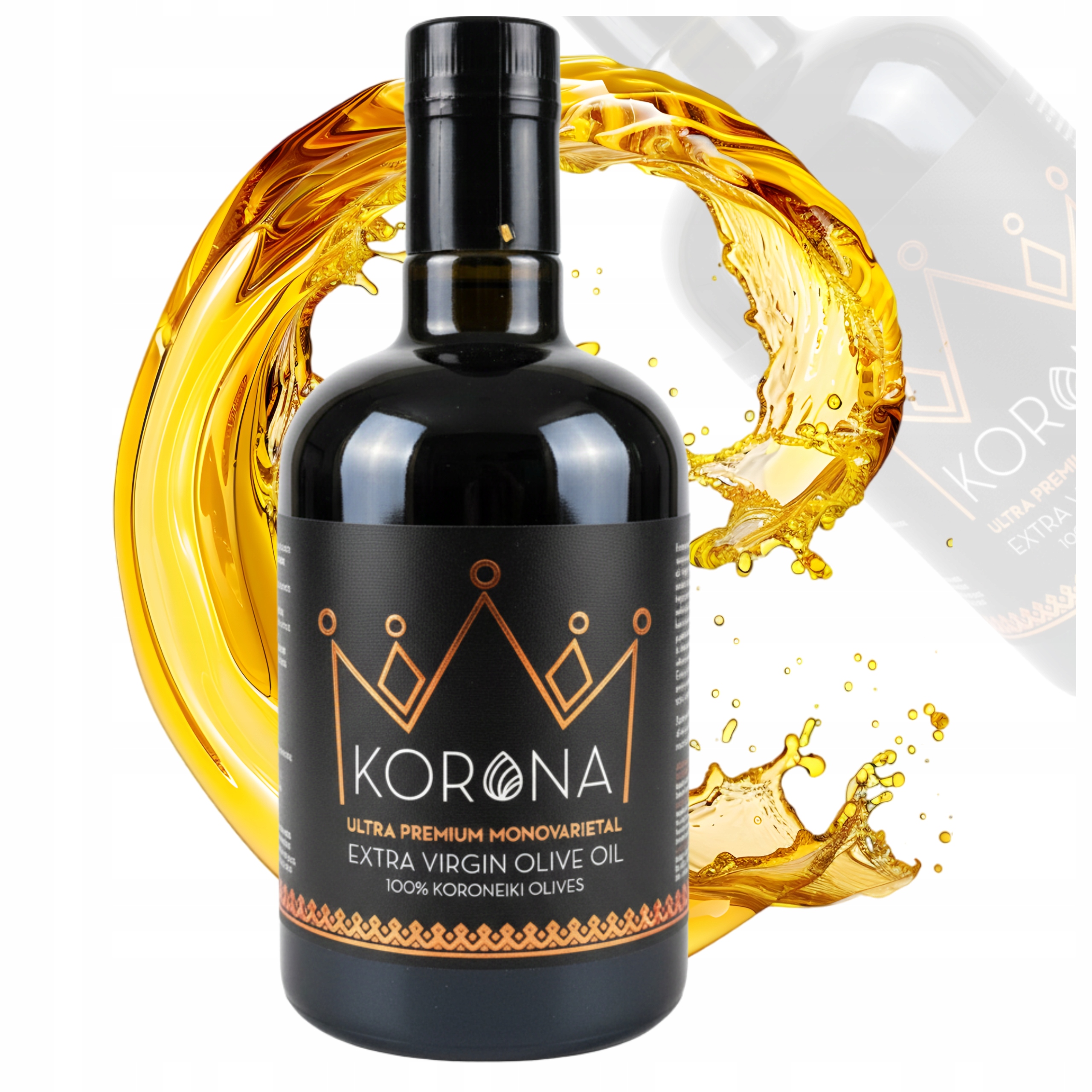 Levně Extra Panenský Olivový Olej 500 ML Řecká Koruna Ultra Premium Koroneiki