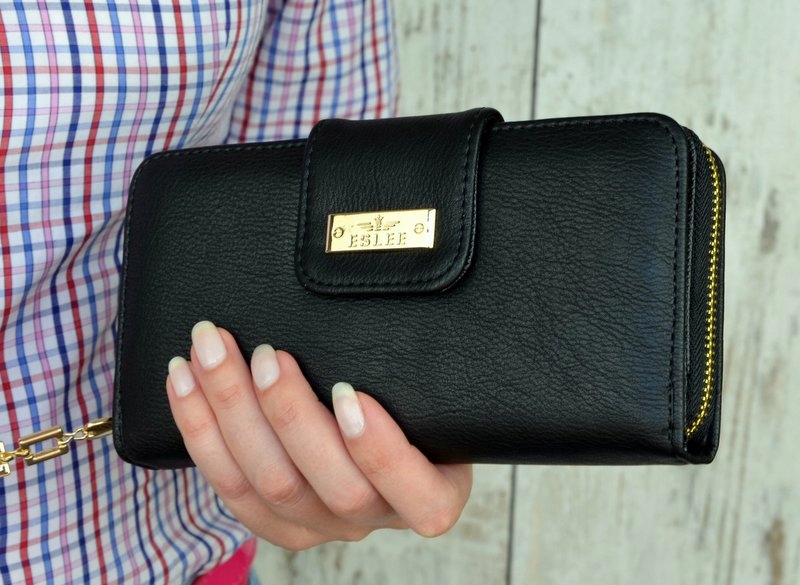 PORTFEL DAMSKI DUŻY TOREBKA PORTMONETKA PODWÓJNY Marka inna