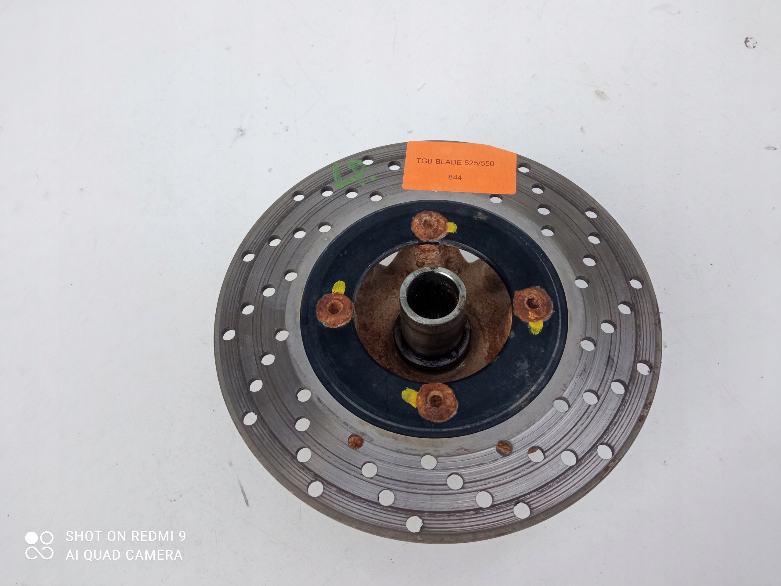 TGB BLADE 500 525 550 PIASTA + TRACZA HAMULCOWA