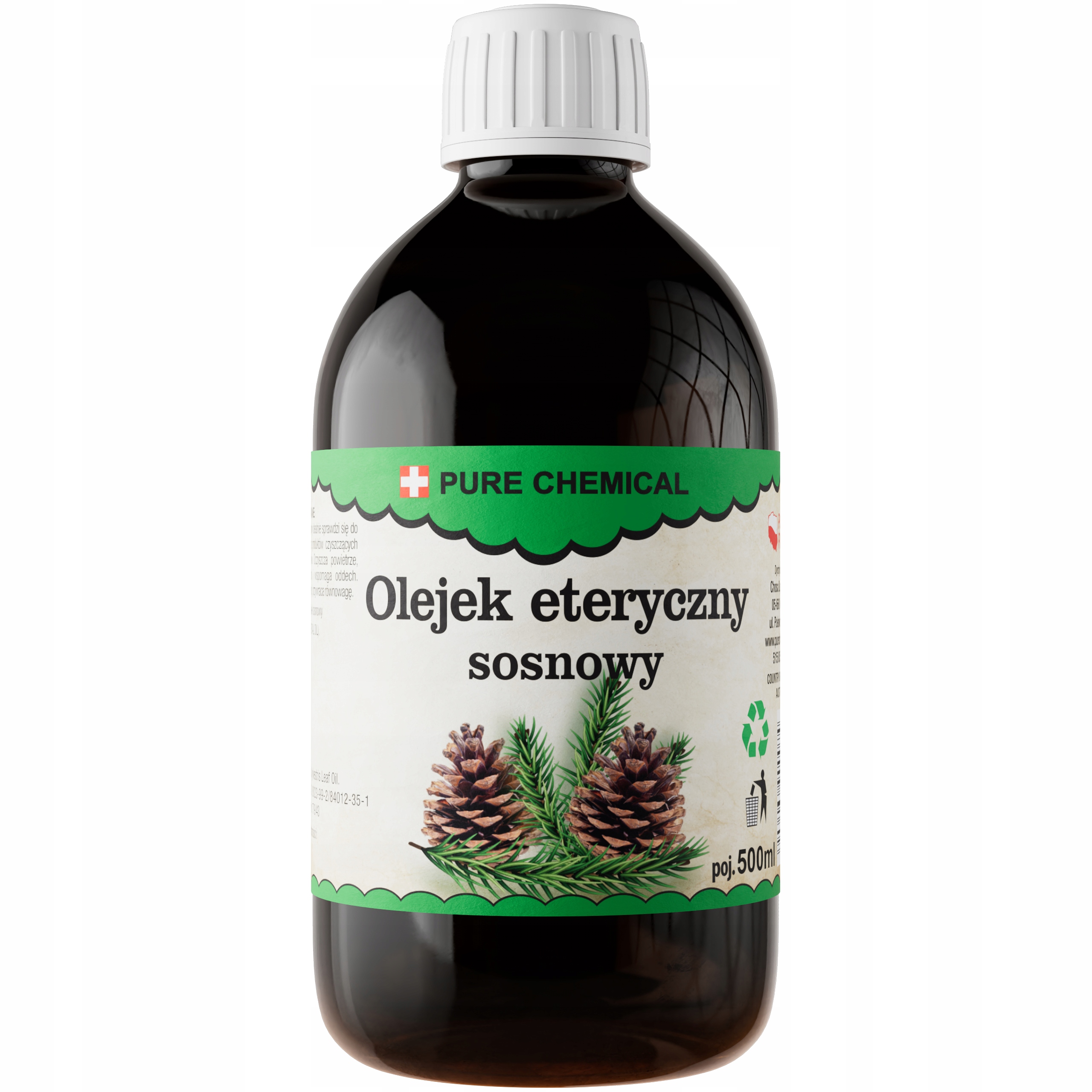 Olejek Eteryczny Sosnowy Naturalny Olejek Z Sosny Bez Dodatków 500ml 0,5L