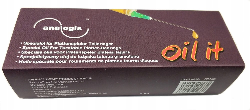 Środek poślizgowy do gramofonu