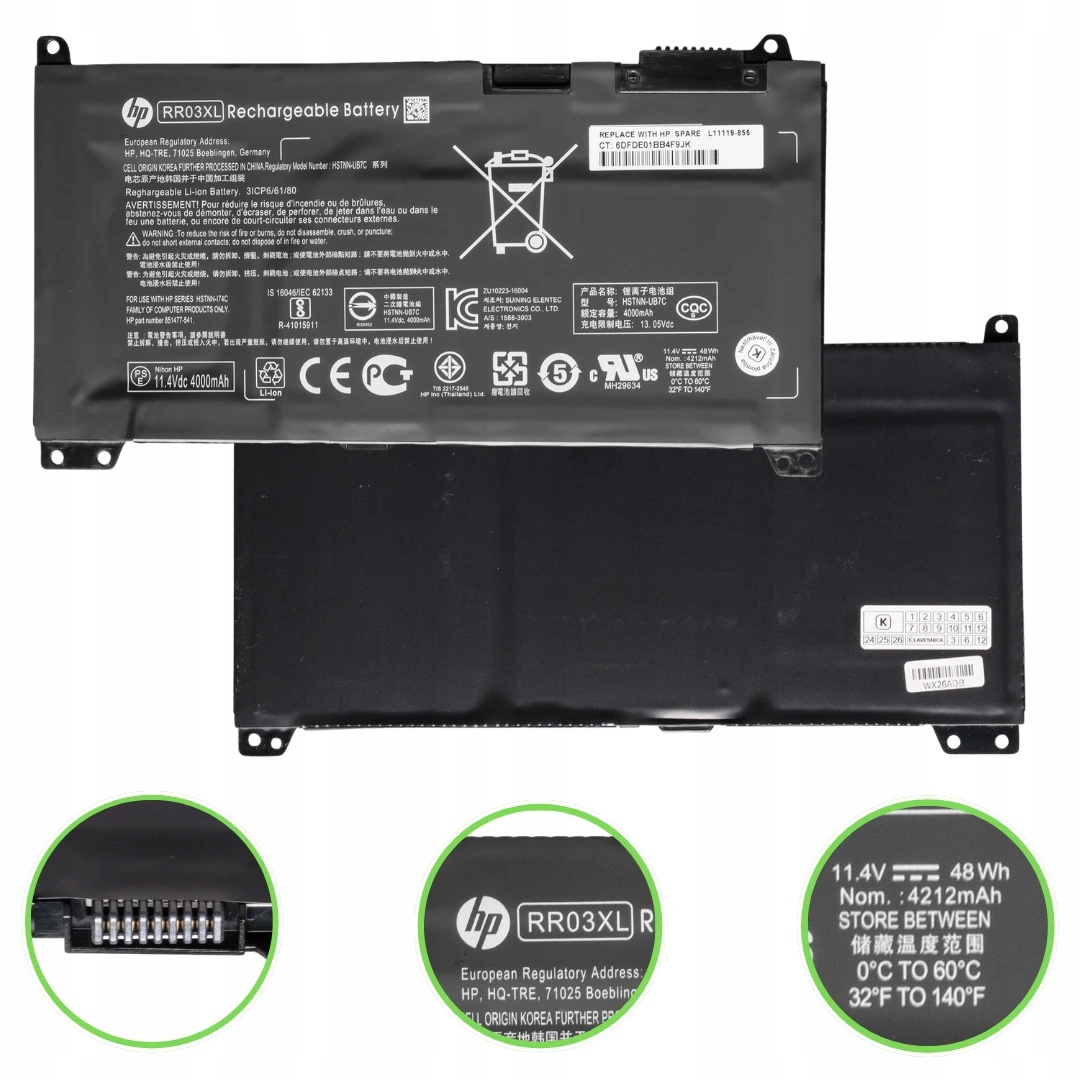 Originál Batéria Hp ProBook 430 G4 G5 440 G4 G5 450 G4 RR03XL
