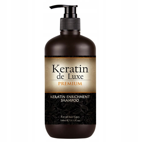 

Szampon Keratin de Luxe 300ml odżywia i wygładza