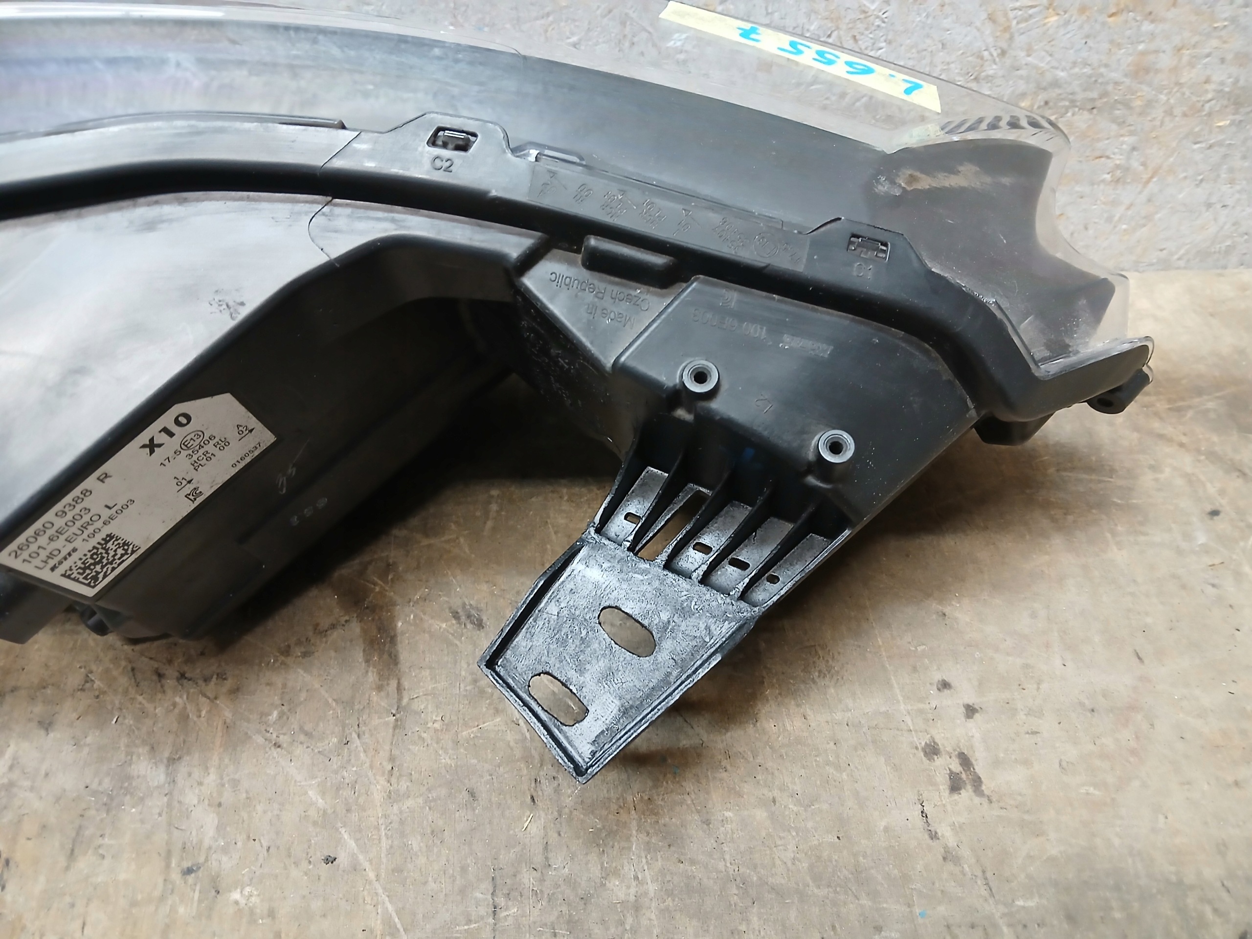 light front left RENAULT ZOE LIFT FULL LED 260609388R