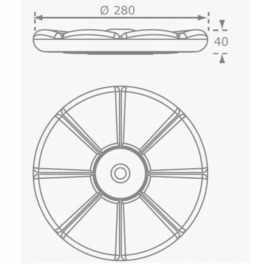 Siedzisko Deseczka do huśtawki - KWIATEK czerwony Wiek dziecka 3 lata +