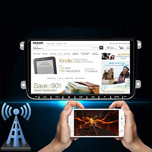 RADIO Android GPS VOLKSWAGEN VW Transporter T5 Montaż 2-DIN