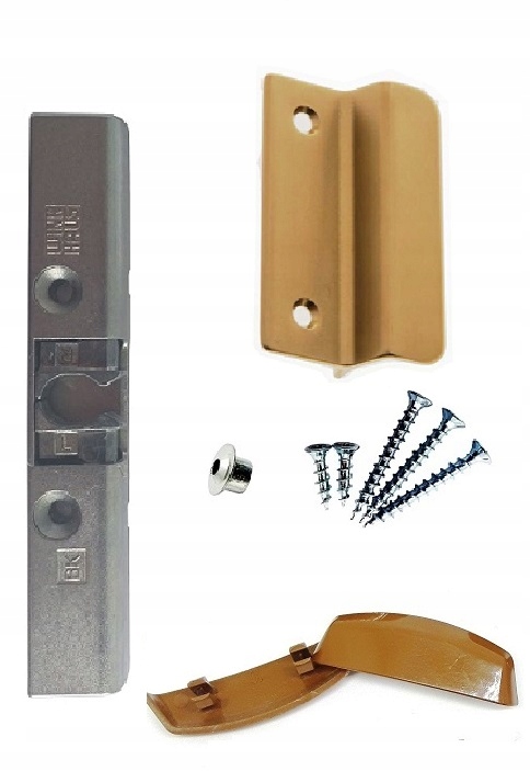 

Zatrzask balkonowy do Roto Maco F4 Złoty Aluminium