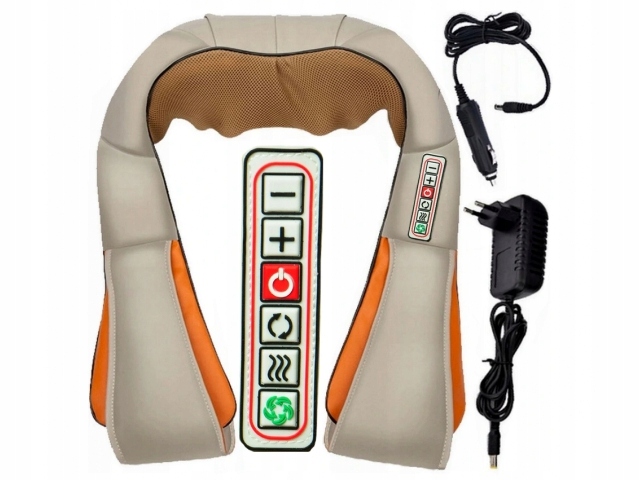 Masażer Szyi Karku Pleców Ciała Grzejący Shiatsu